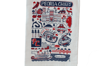 Peoria Chiefs Julia Gash Tea Towel