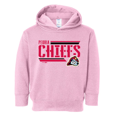 Peoria Chiefs Toddler Pink Hoodie