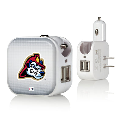 Peoria Chiefs Linen 2 in 1 USB Charger-0