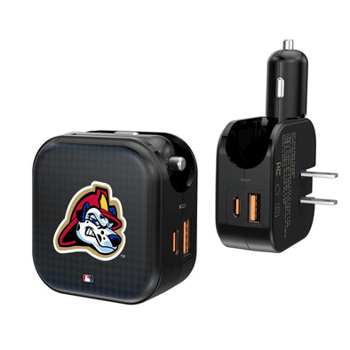 Peoria Chiefs Linen 2 in 1 USB A/C Charger-0