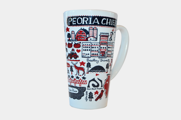 Peoria Chiefs Tall Mug by Julia Gash