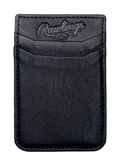 adhesive credit card sleeve Rawlings Leather Phone Card Holder