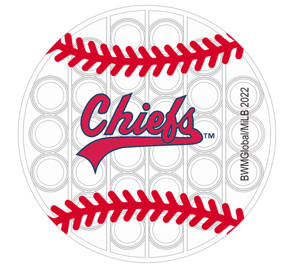 Peoria Chiefs Baseball Pop It