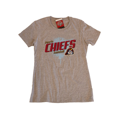 Peoria Chiefs Heather Grey Junior T-Shirt