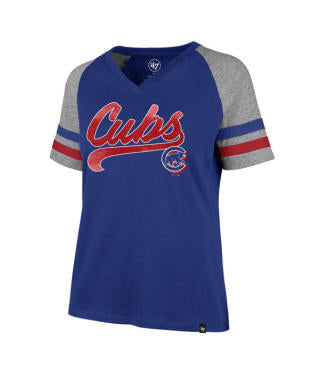 Chicago Cubs Royal Shiner Pavilion Women's T-Shirt