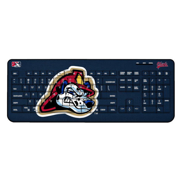 Peoria Chiefs Solid Wireless USB Keyboard