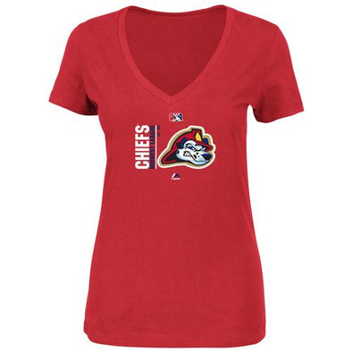 Peoria Chiefs Women's Team Logo Red