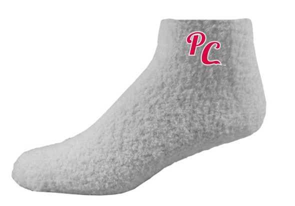 Peoria Chiefs White Fuzzy Socks