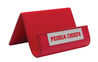 Peoria Chiefs Leather Phone Stand