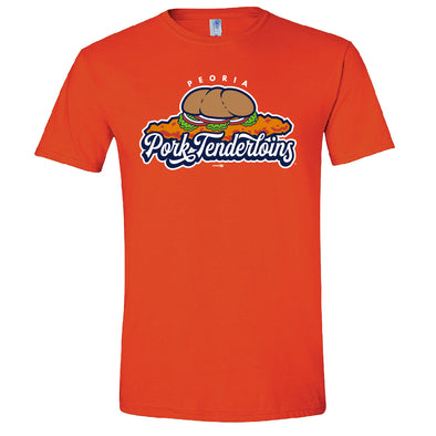 Peoria Pork Tenderloins Orange Softstyle T-Shirt